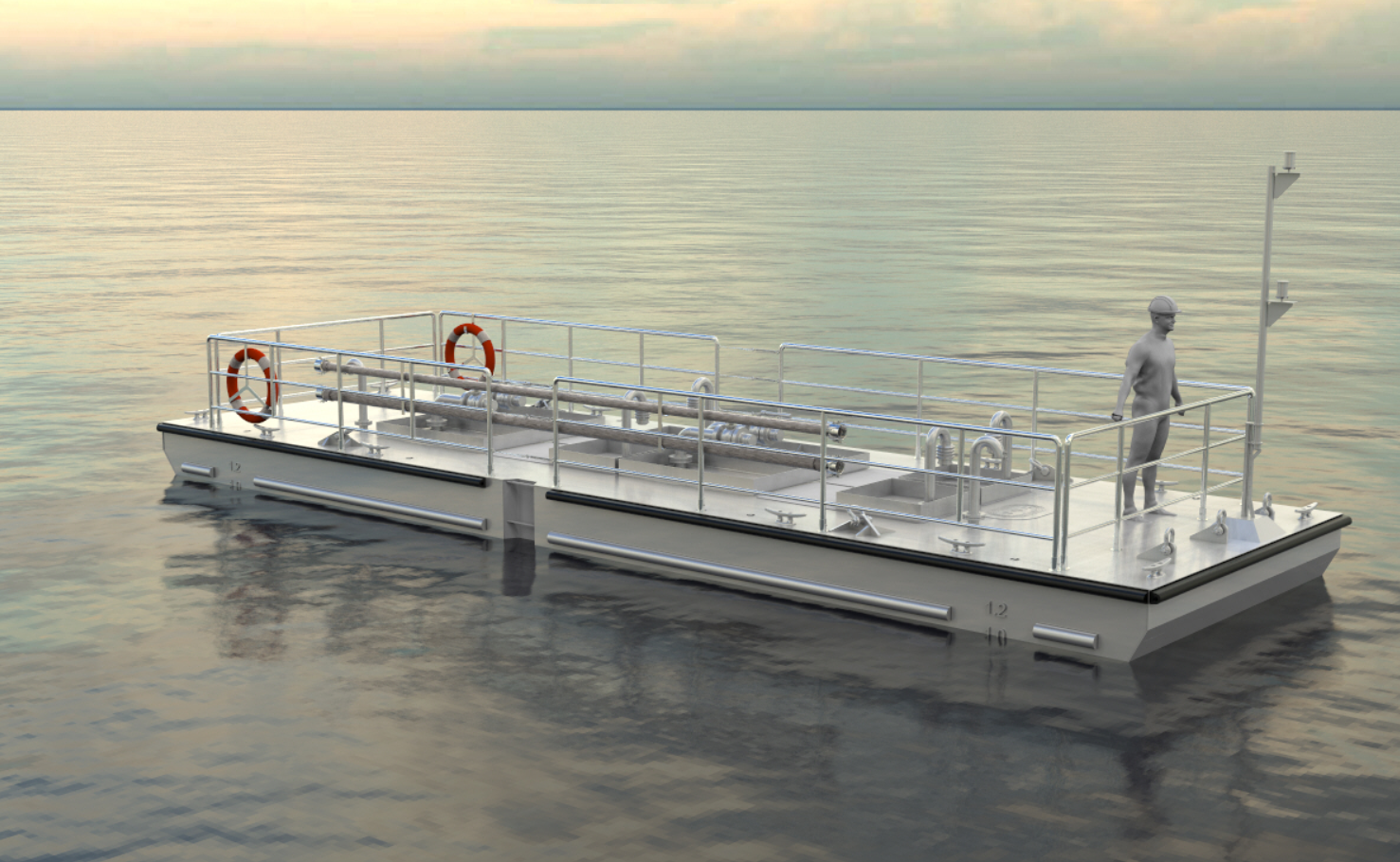 New Build Aluminum Oil Recovery Barges