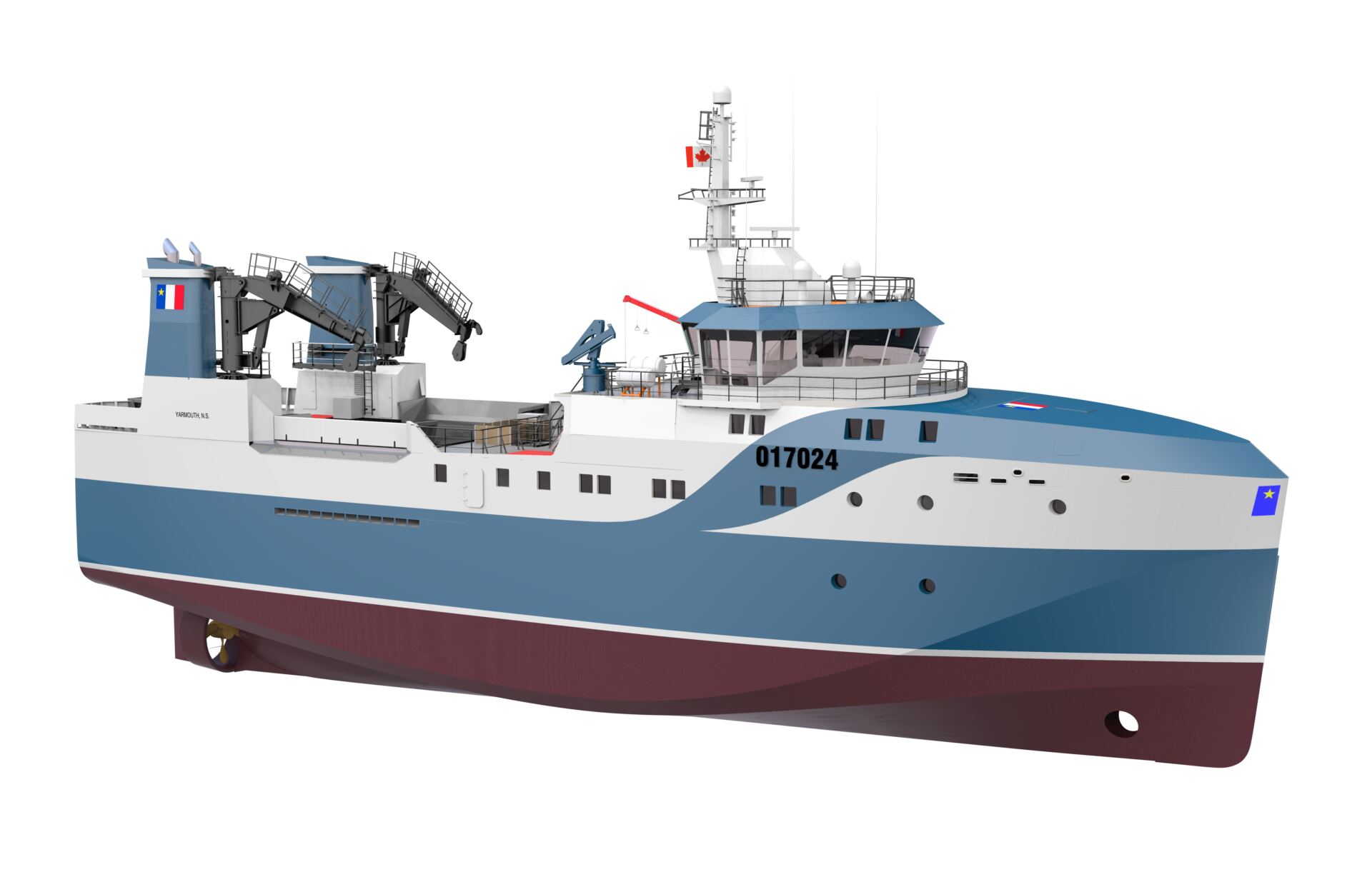 New Fishing Vessel  for the Atlantic Canada Fisheries