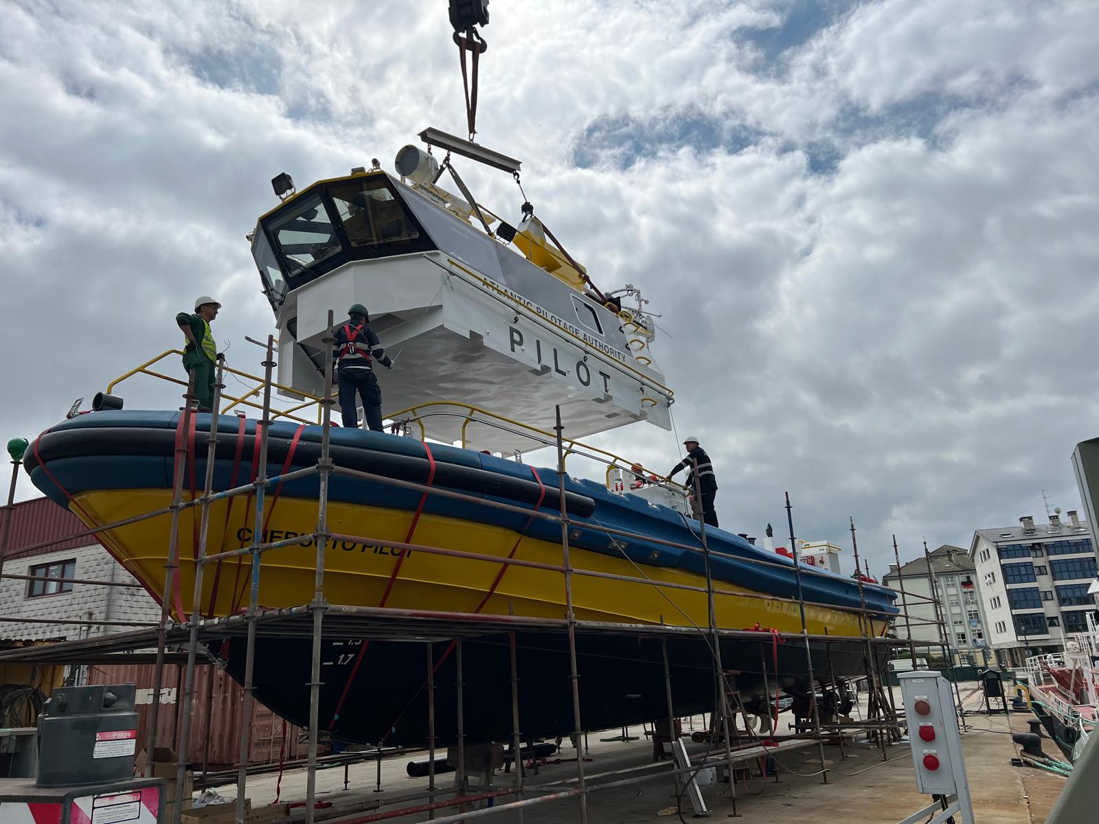 Supervising the construction of two new vessels in Armon Shipyard